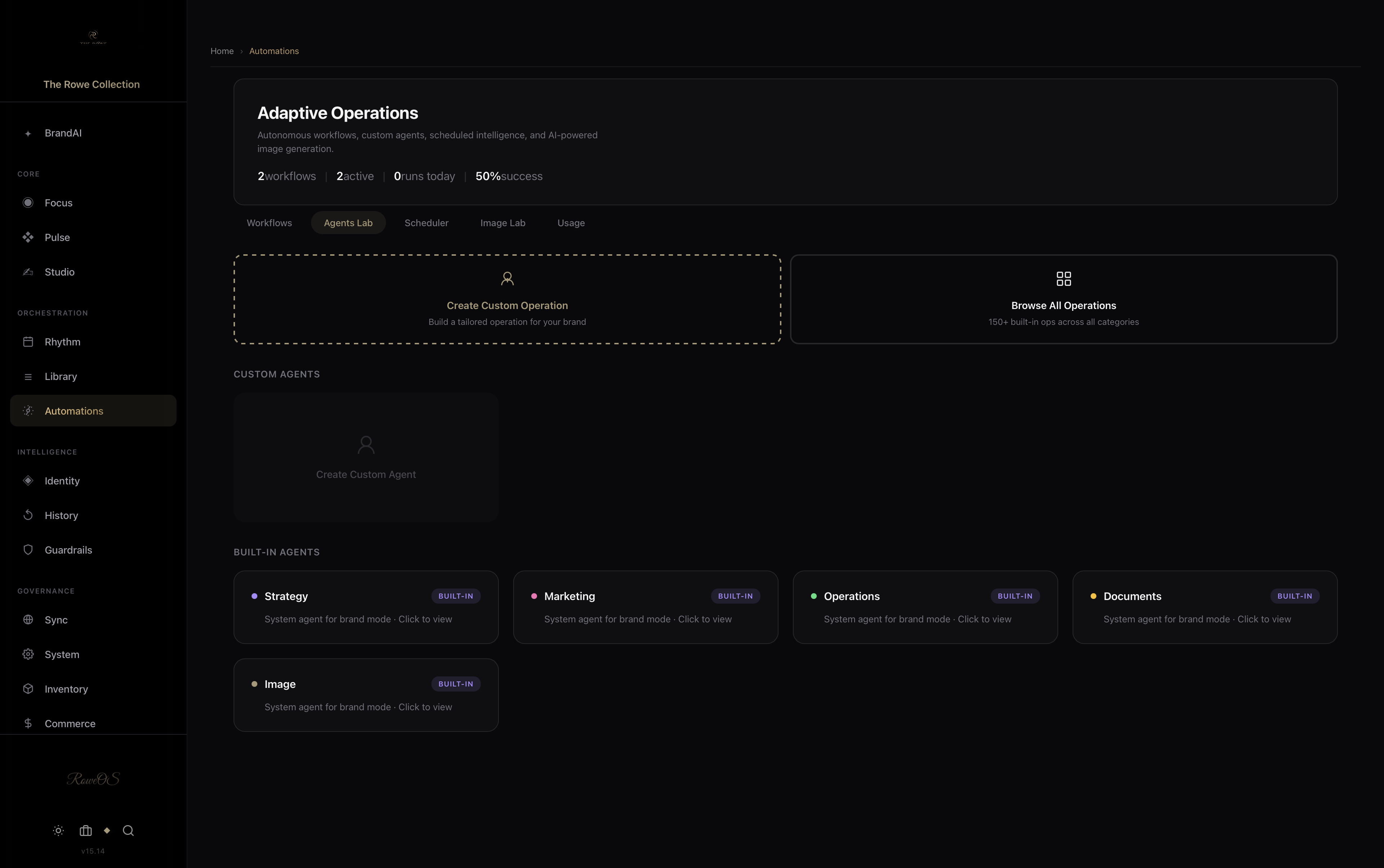 RoweOS gallery image