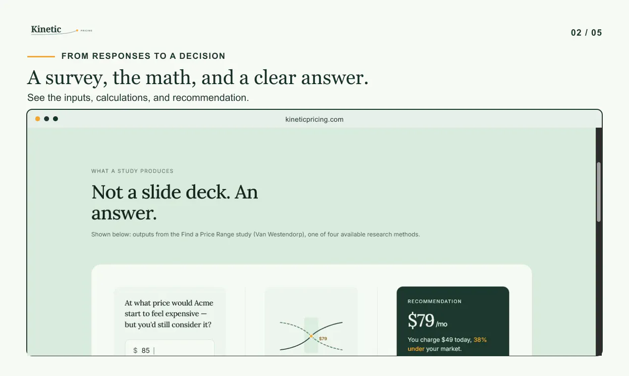 Kinetic Pricing gallery image