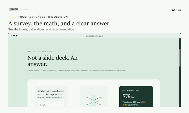 Kinetic Pricing screenshot 4
