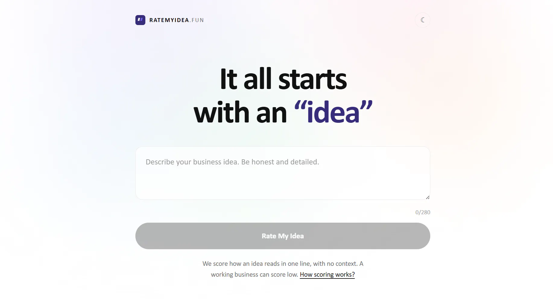 RateMyIdea 截图 1
