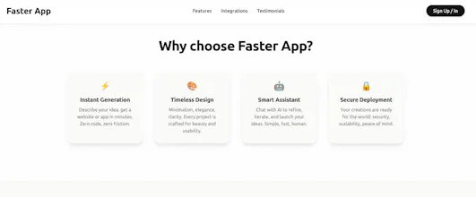 Faster App AI gallery image