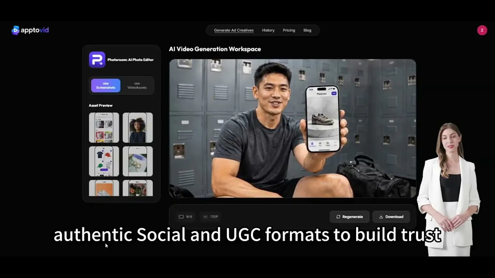 apptovid.com screenshot 1 (video preview)