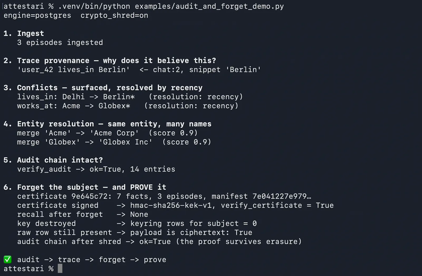 Attestari screenshot 1