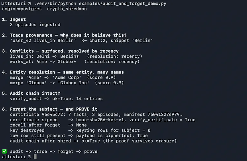 Attestari screenshot 1