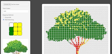 Rubik's Cube Mosaic Generator gallery image
