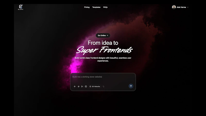 Elaric AI screenshot 1 (video preview)