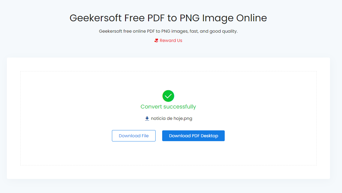 Geekersoft PDF ฟรีเป็นภาพ PNG ออนไลน์ media 1