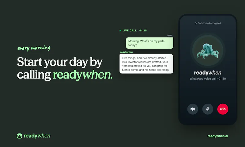 readywhen screenshot 3