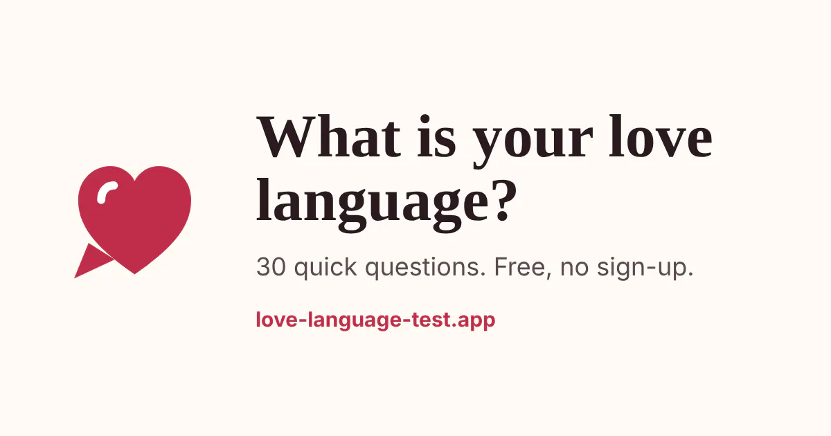 Love Language Test gallery image