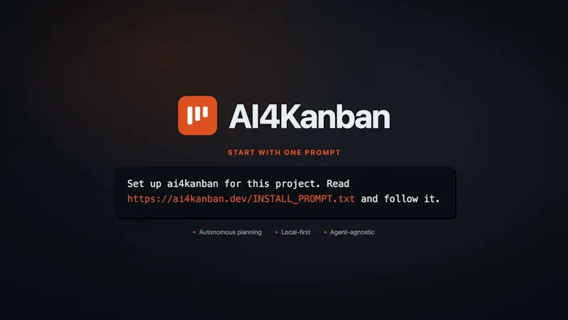 AI4Kanban screenshot 1 (video preview)