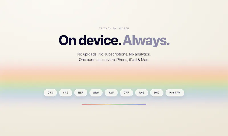 RawToHEIC screenshot 4