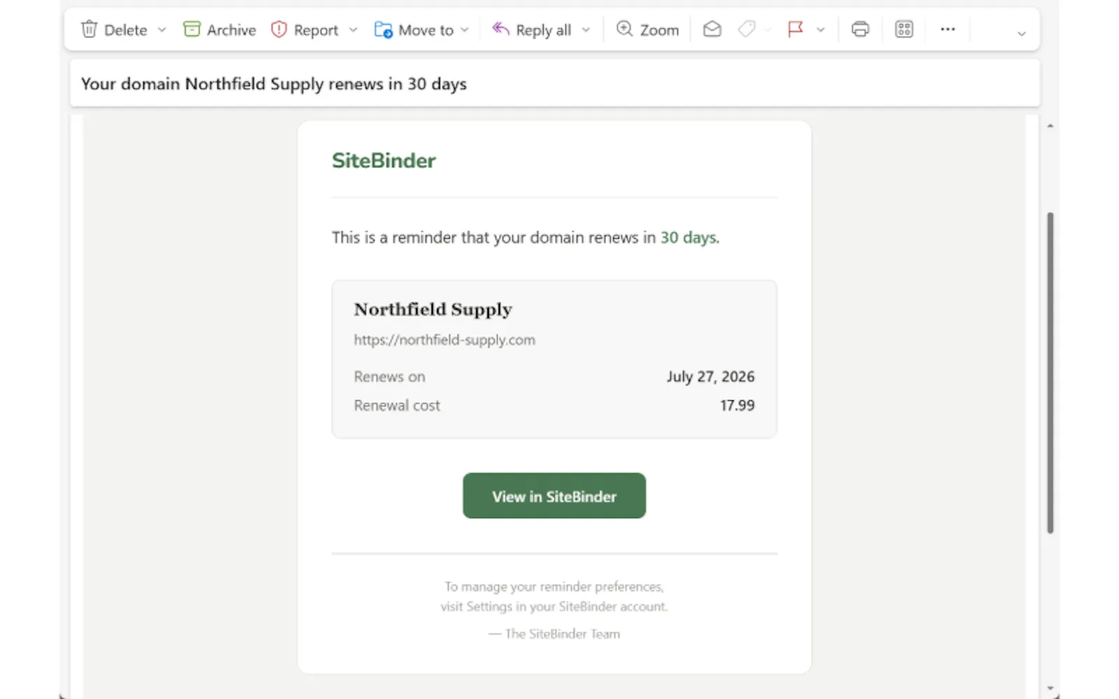 SiteBinder screenshot 6