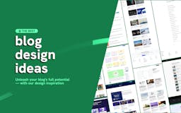 Blog Design Ideas: 100+ for Inspiration media 2