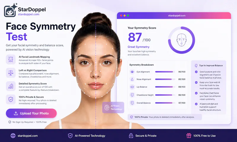 Face Symmetry Test By StarDoppel  screenshot 1
