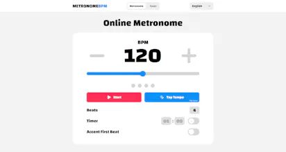 Free Online Metronome and Guitar Tuner gallery image