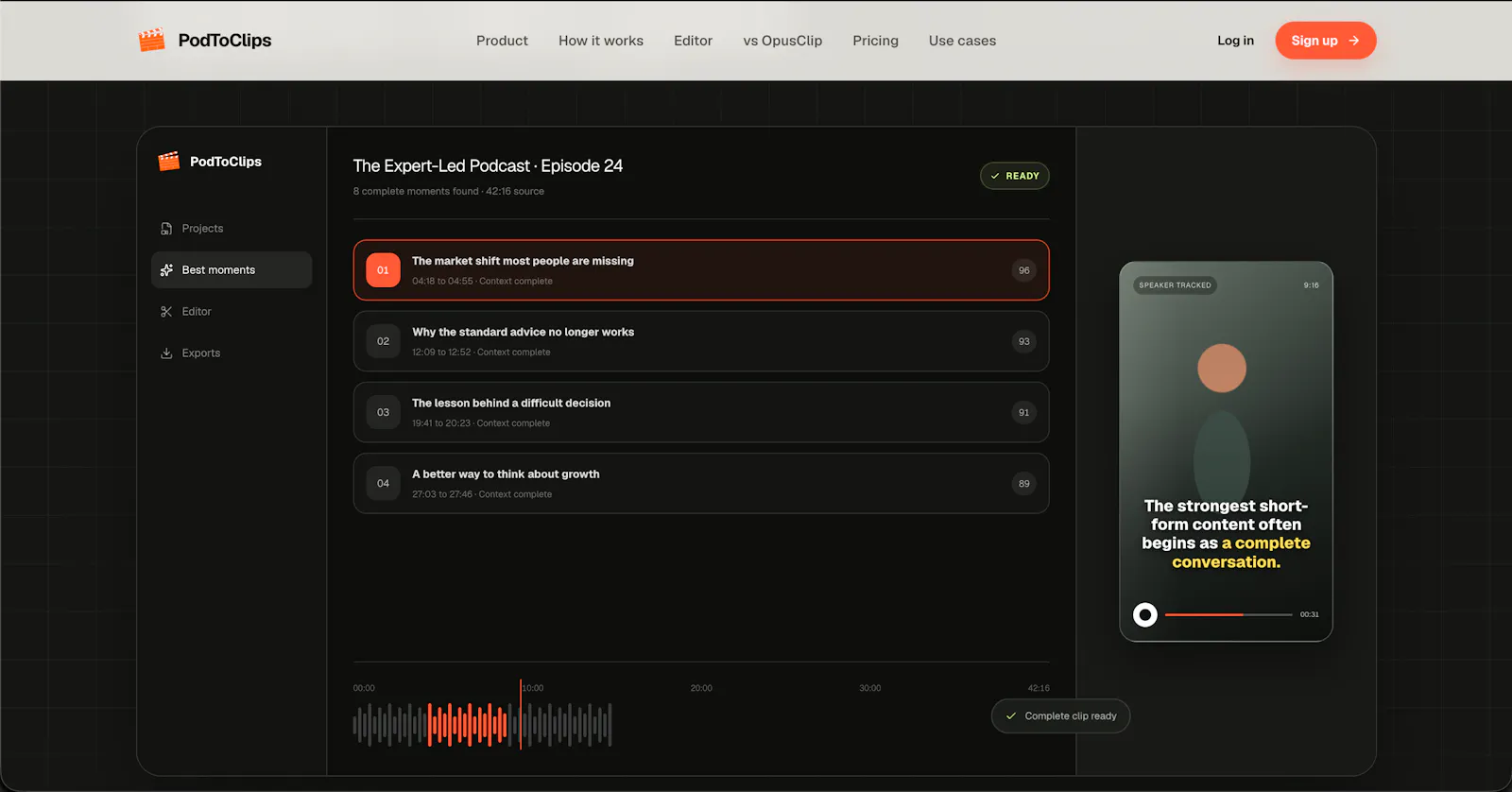 PodToClips AI screenshot 10