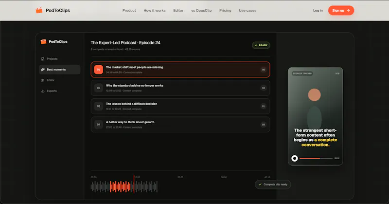 PodToClips AI screenshot 10