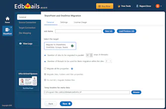 EdbMails OneDrive Migration Tool gallery image
