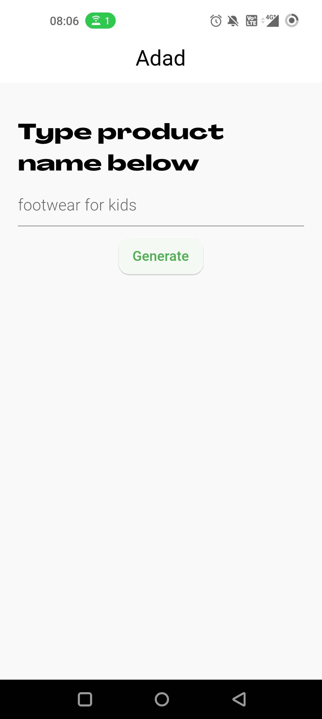 Adad - Generate product descriptions in Hindi media 2