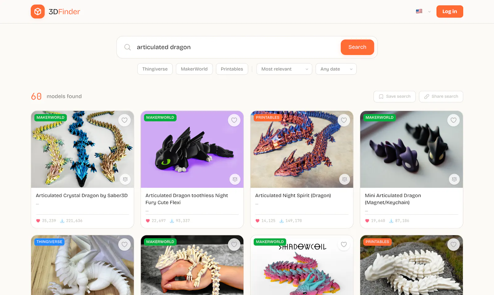 3DFinder screenshot 1