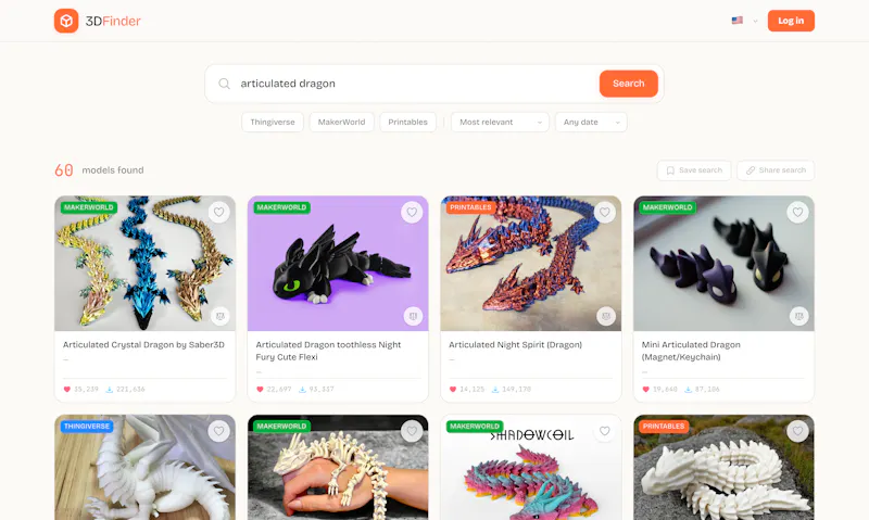 3DFinder screenshot 1