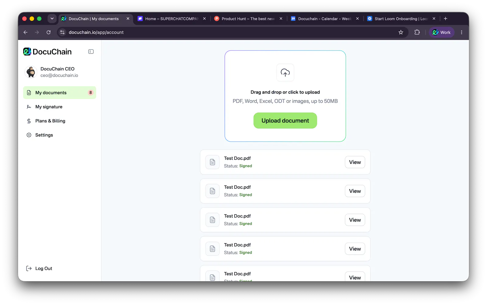 DocuChain screenshot 3