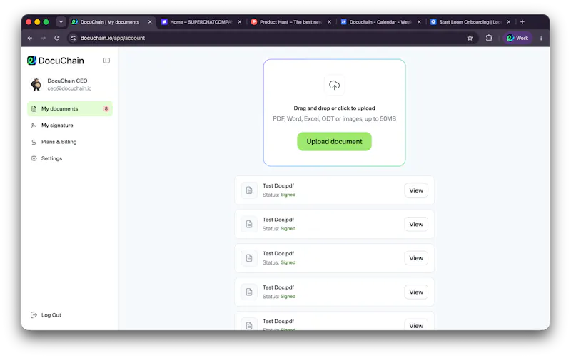 DocuChain screenshot 3