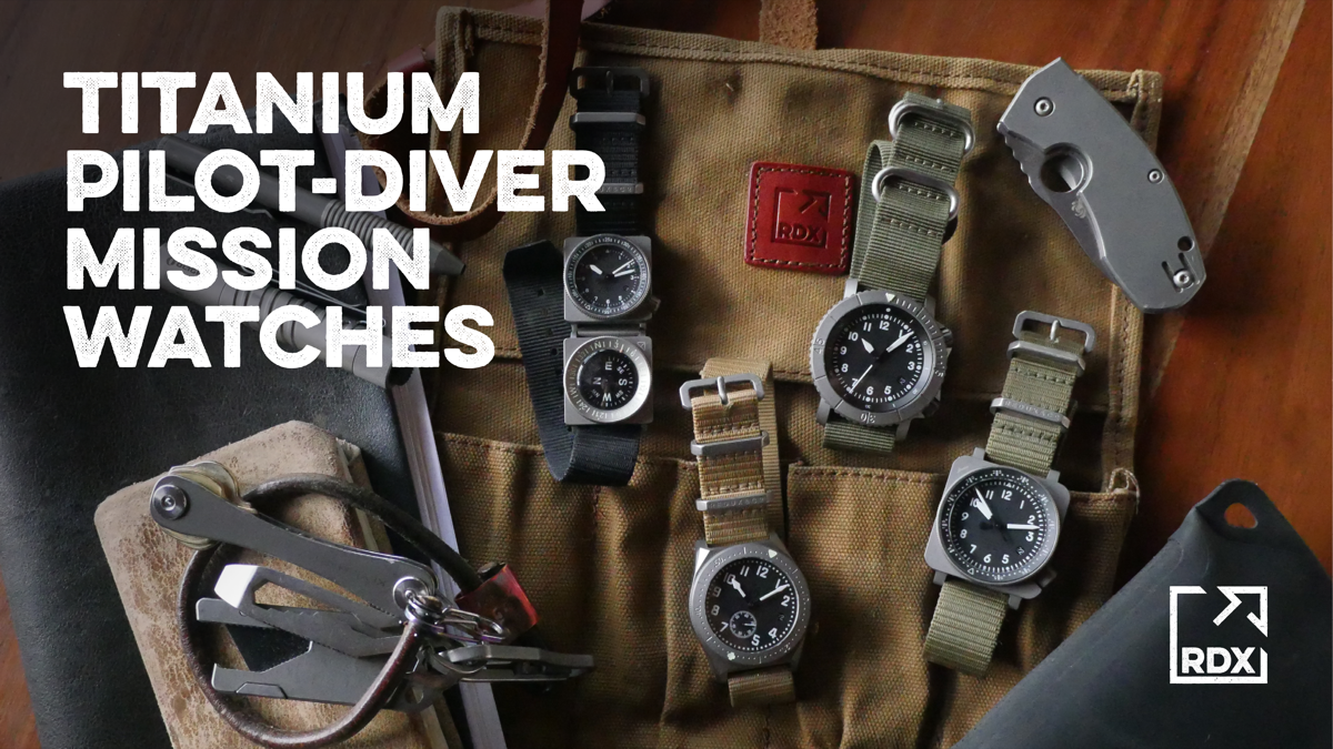 Titanium Pilot-Diver Mission Watches gallery image