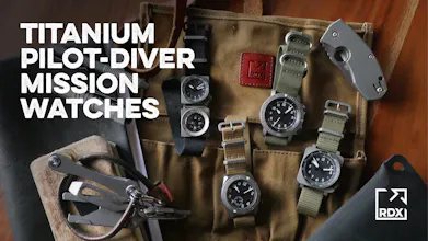 Titanium Pilot-Diver Mission Watches gallery image