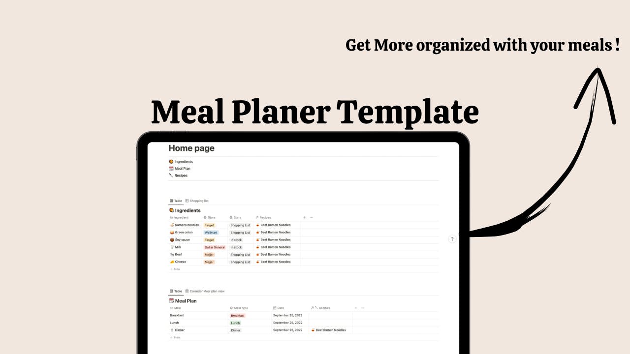 Meal Planer Template media 1