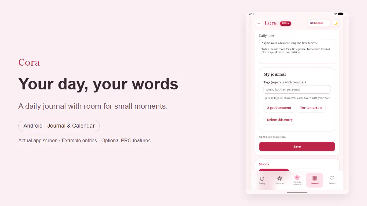 Cora: Journal & Calendar gallery image