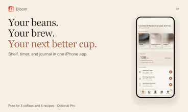 Bloom — Coffee Timer & Journal gallery image