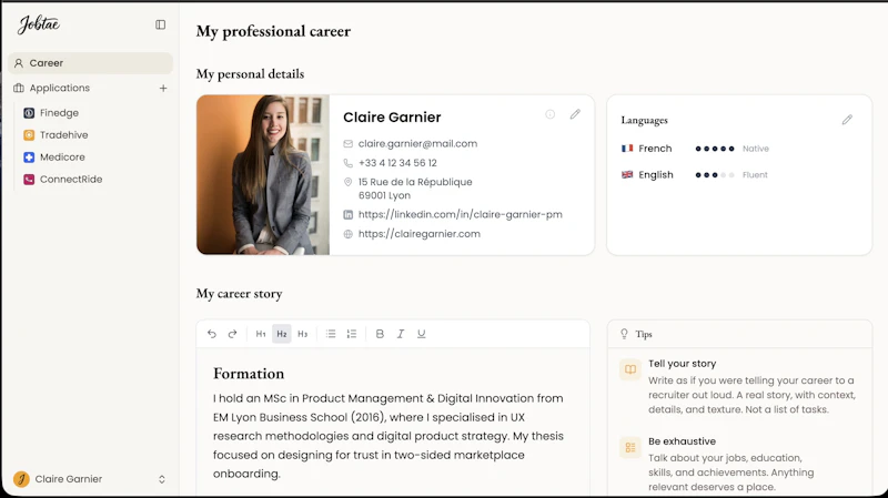 Jobtae screenshot 3
