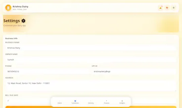 Dairy Manager — Milk Delivery Mini App gallery image