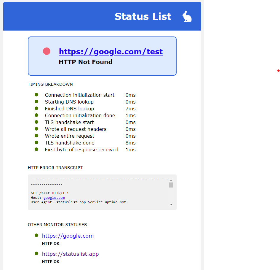 Status List gallery image
