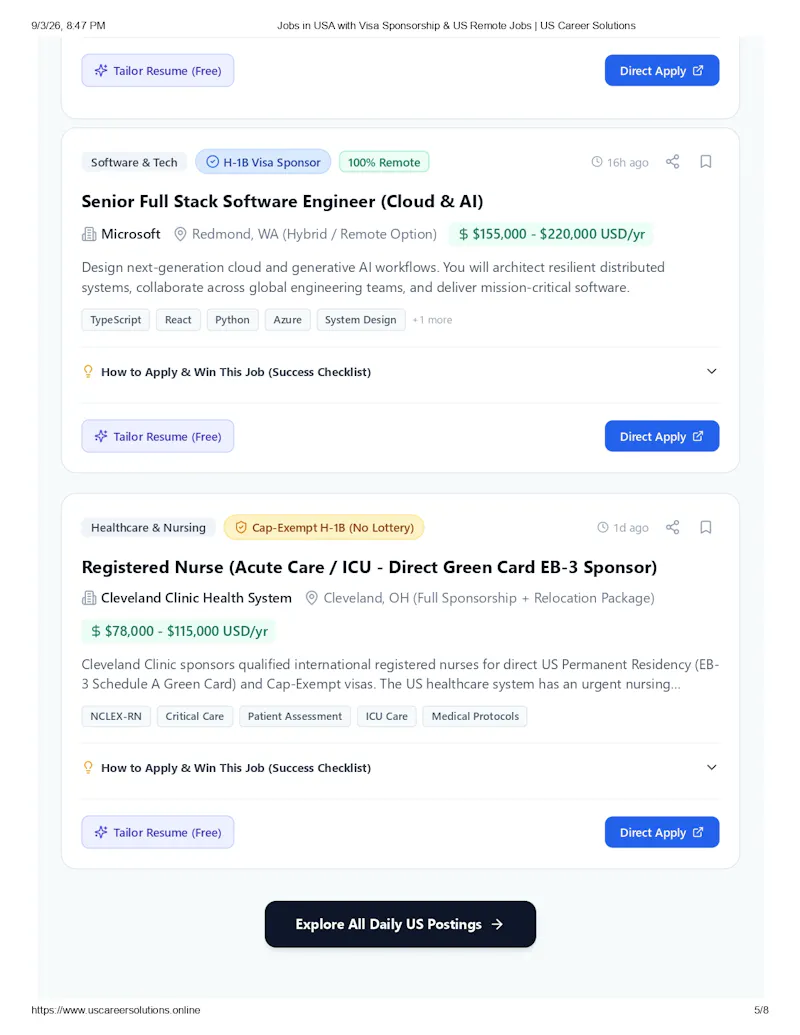 AI ATS Scanner & Visa Job Radar screenshot 7