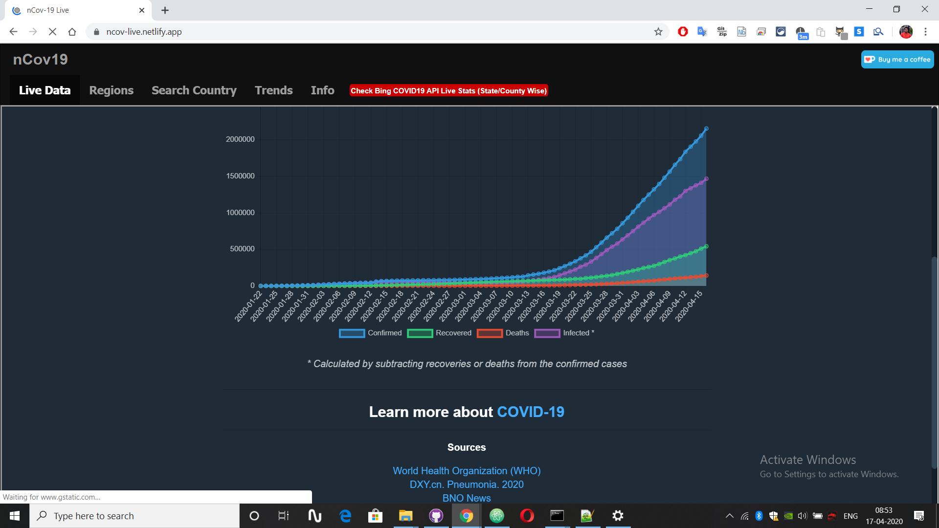 nCov19 Live gallery image