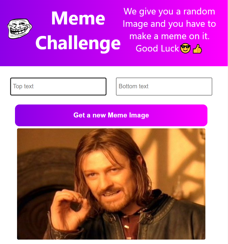Meme-Challenge gallery image