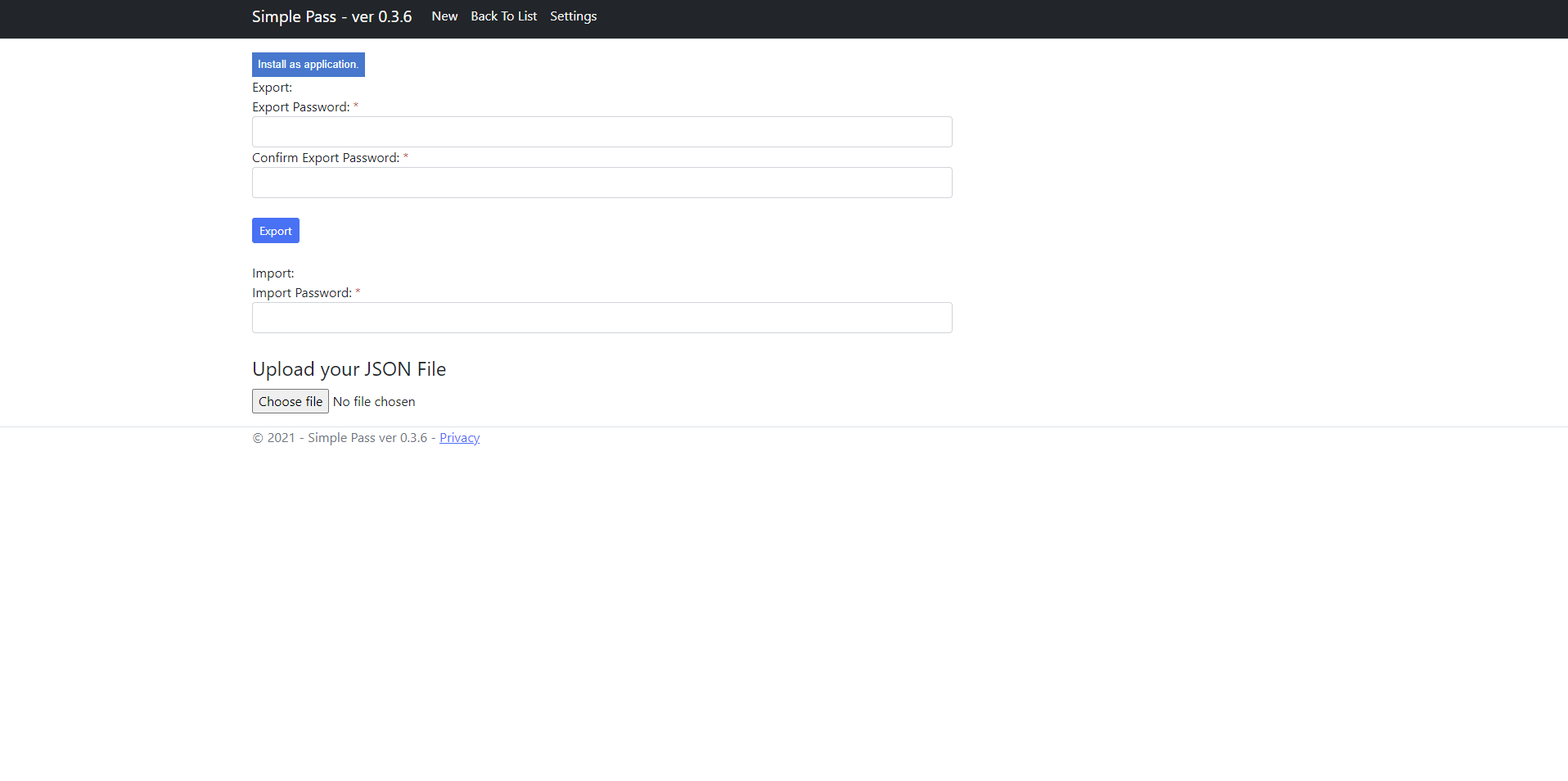 Simple Pass gallery image