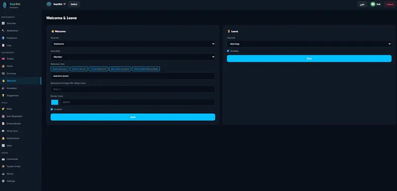 SaqrBot screenshot 3