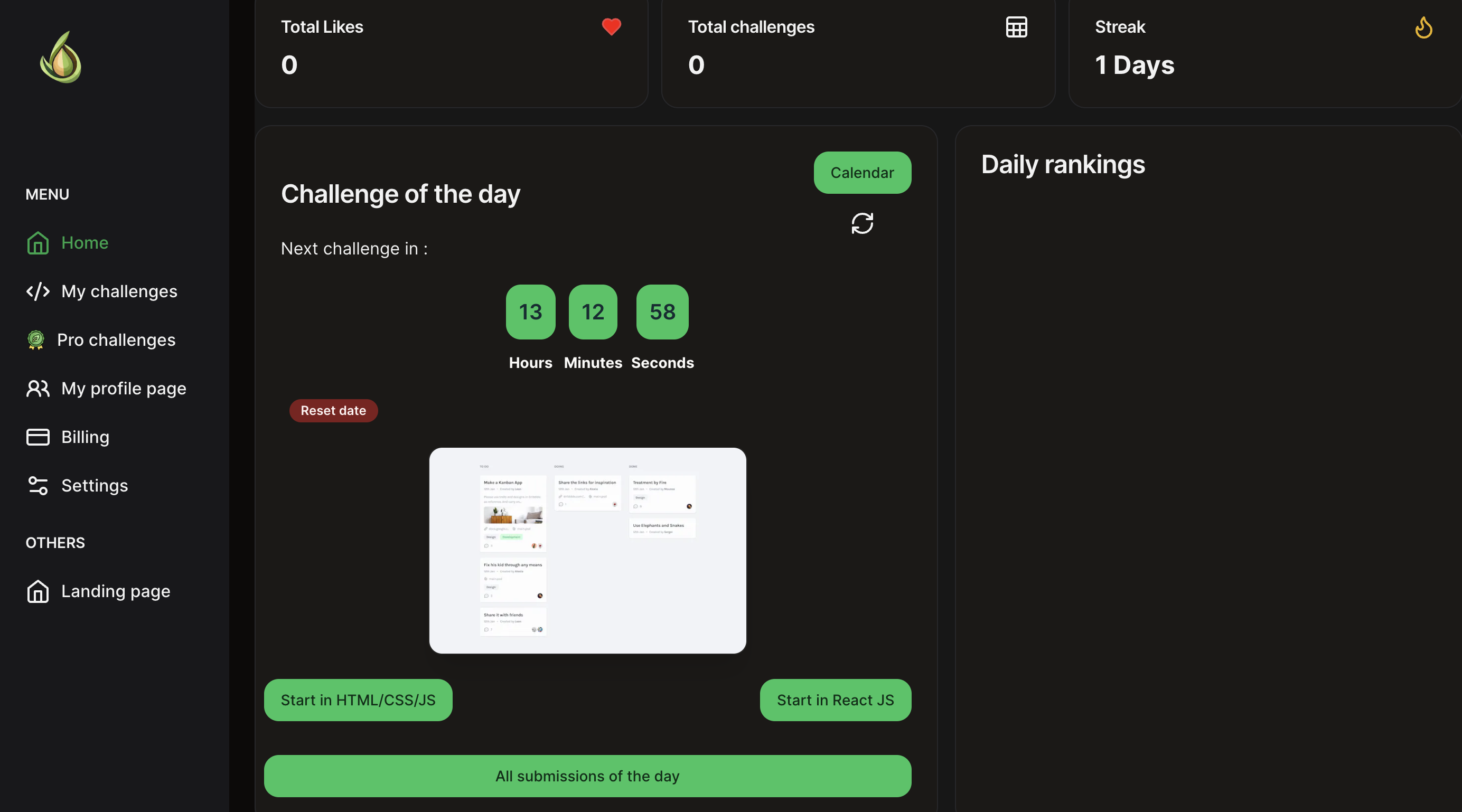 Média Défi de codage Avocadogrowth Frontend - Élevez vos compétences de codage grâce à des loisirs de conception quotidiens 2