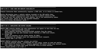 SAM.gov Contractor Database Compiler gallery image