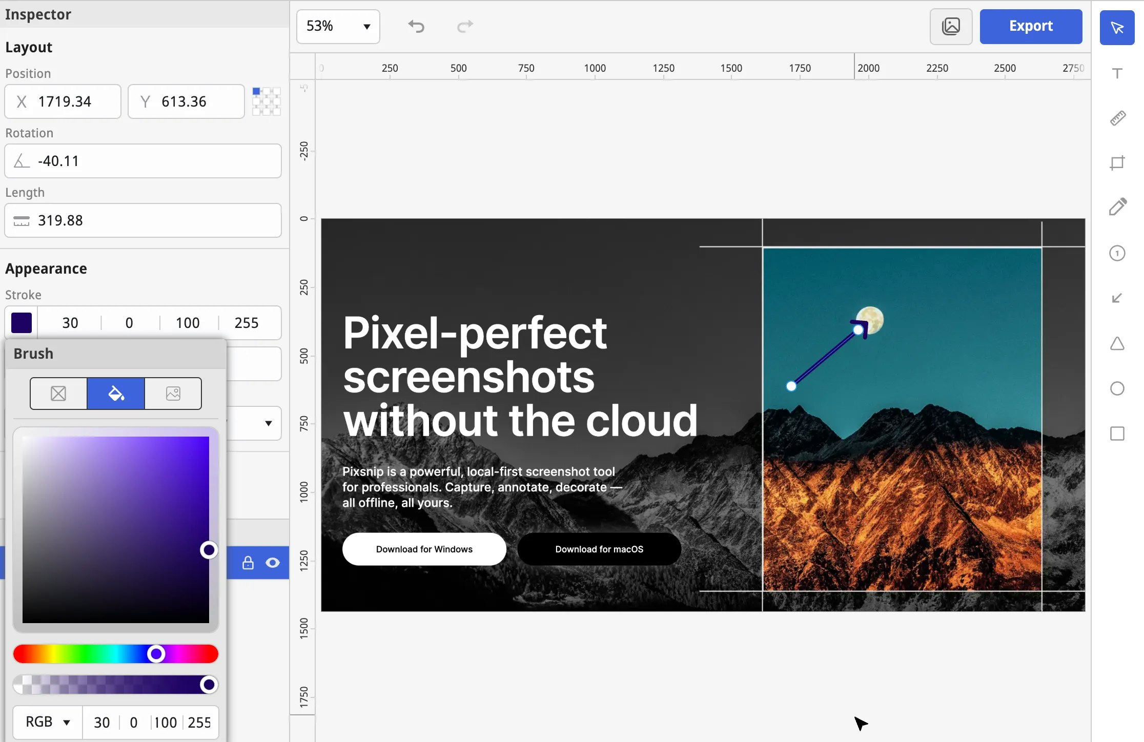 Mídia 2 de Pixsnip: capturas de tela inteligentes - Capture, edite e organize capturas de tela