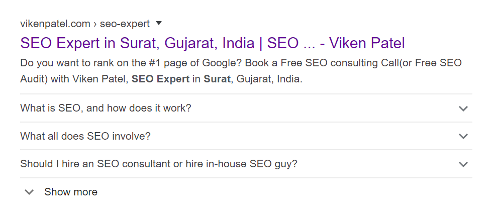 FAQ Page Schema Generator gallery image