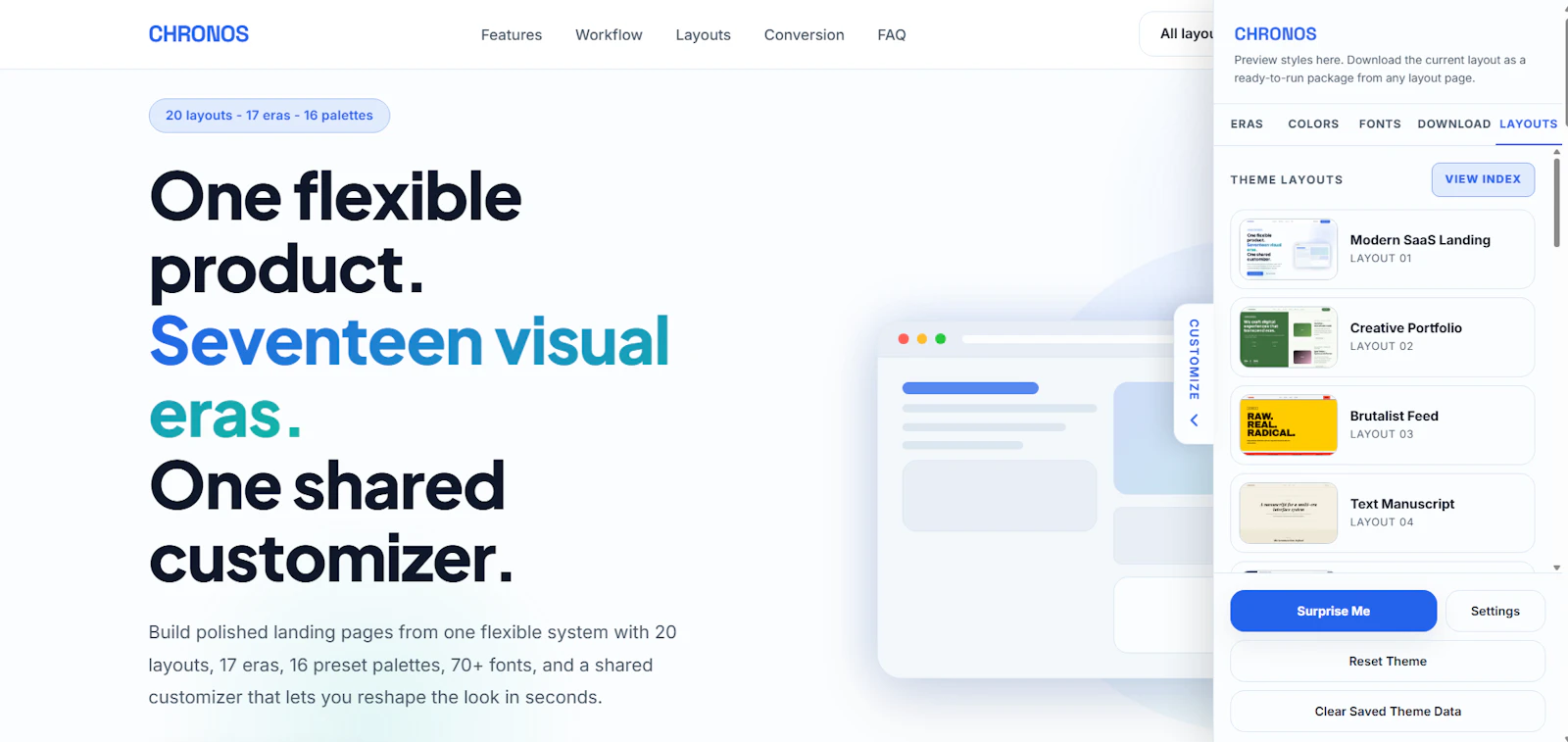 Chronos - Multi-Era HTML Template System screenshot 6
