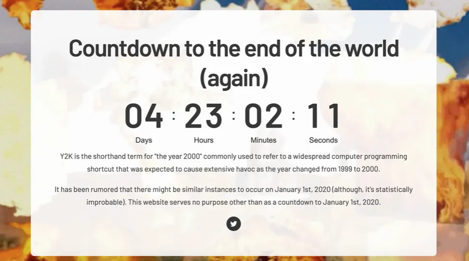 Y2K20 Countdown gallery image