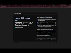 AI formula pilot gallery image