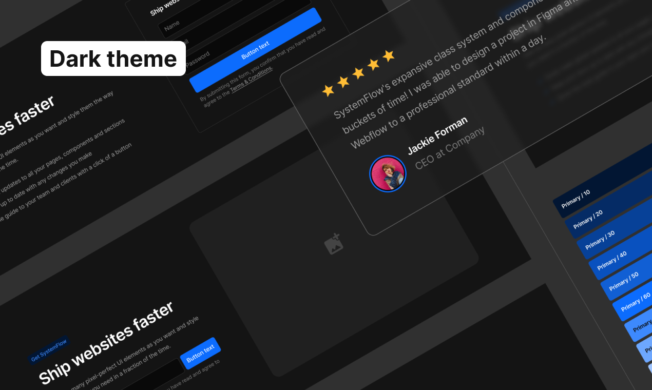 Média Systemflow pour Figma - Concevoir de belles pages de destination à Figma, ultra rapide 7