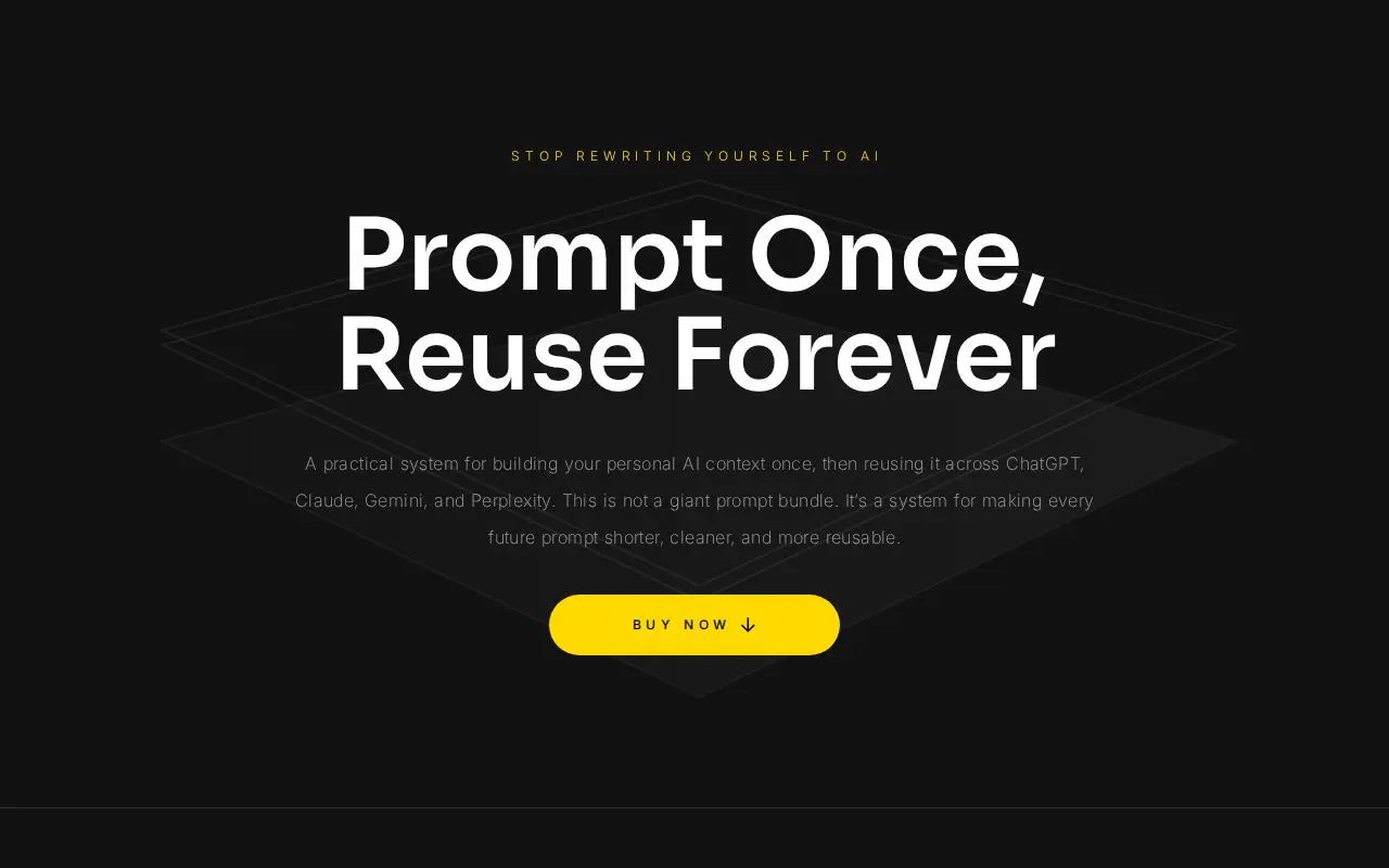 Prompt Once, Reuse Forever gallery image