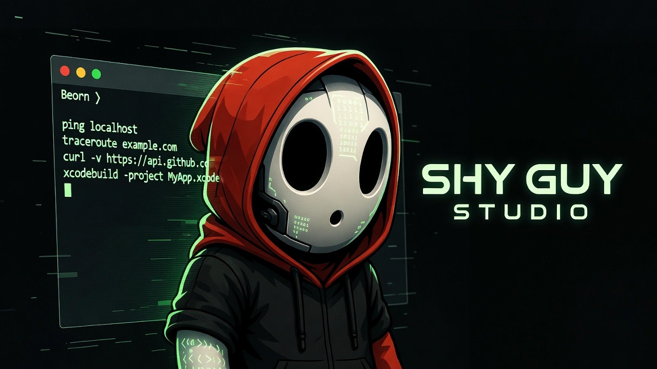 Shy Guy — App Studio - Main product screenshot demonstrating key features and user interface